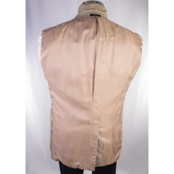 Ralph Lauren Tweed Blazer 42L 2 Button Houndstooth Sport Coat Jacket Wool/Silk - Picture 12 of 13